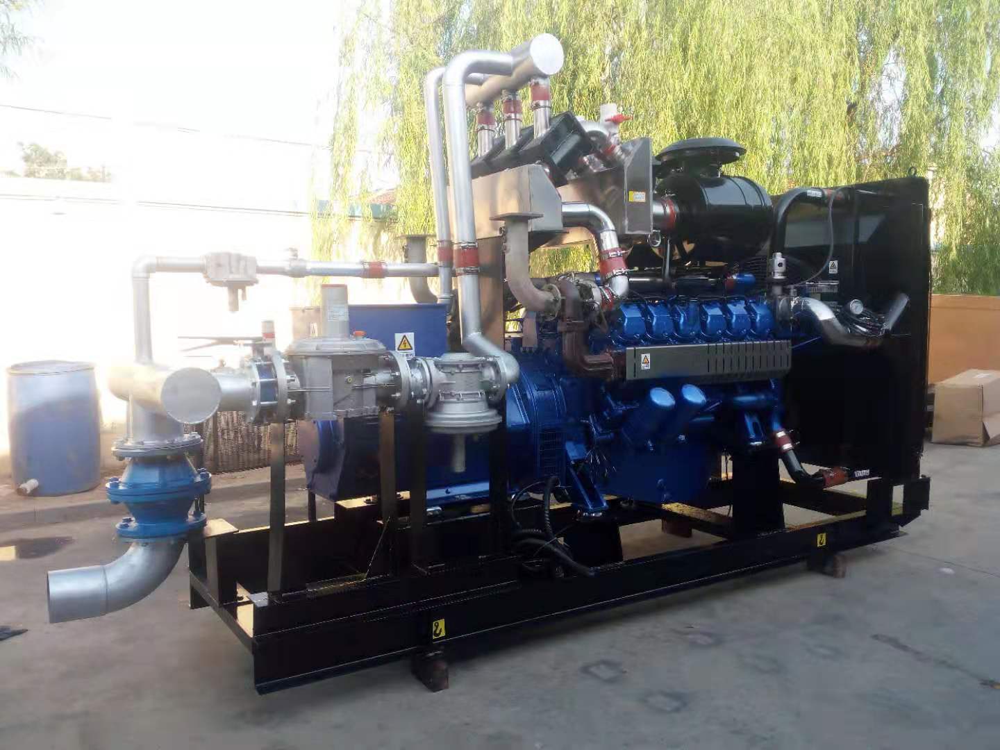 秸稈氣機(jī)組現(xiàn)場(chǎng)